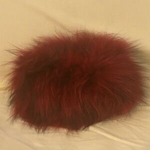 Kelli Kouri Women's Red Fox & Rabbit Fur Ear-Warmer. One Size. Great Condition.